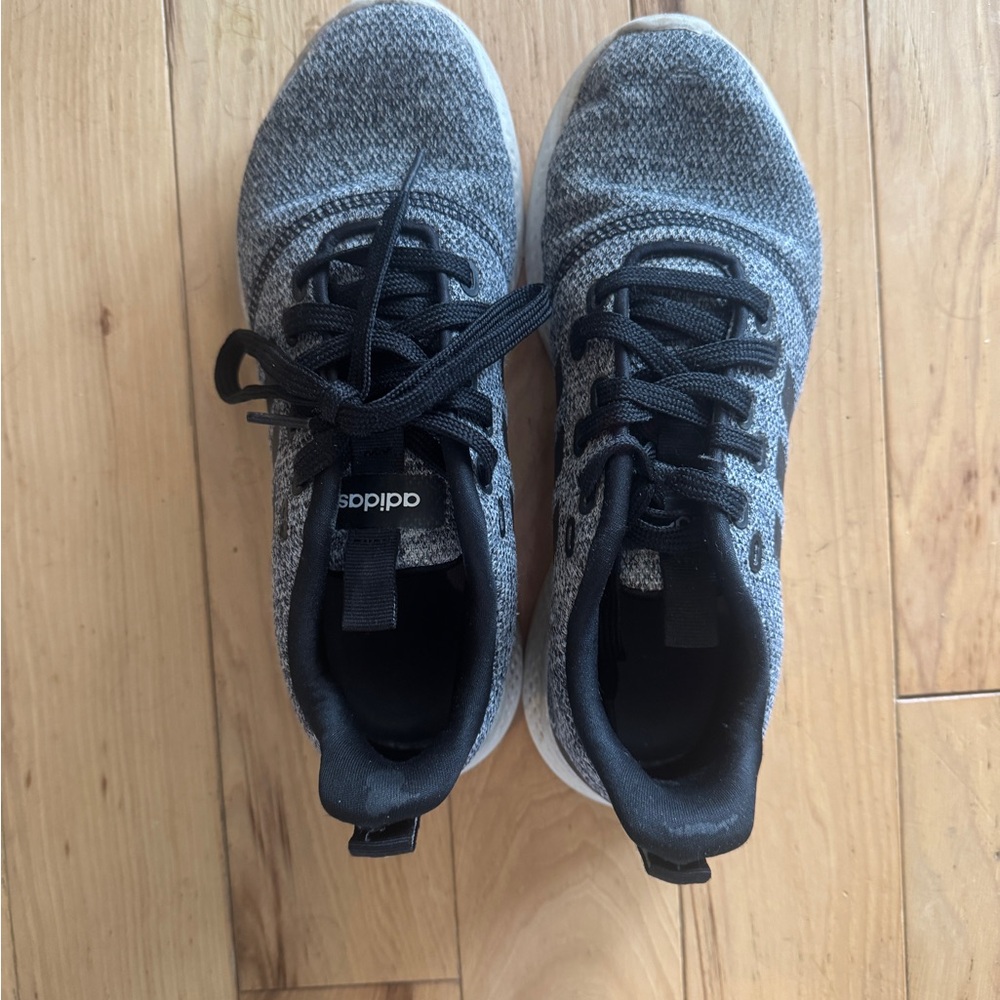 Adidas Gray Knit Sneakers